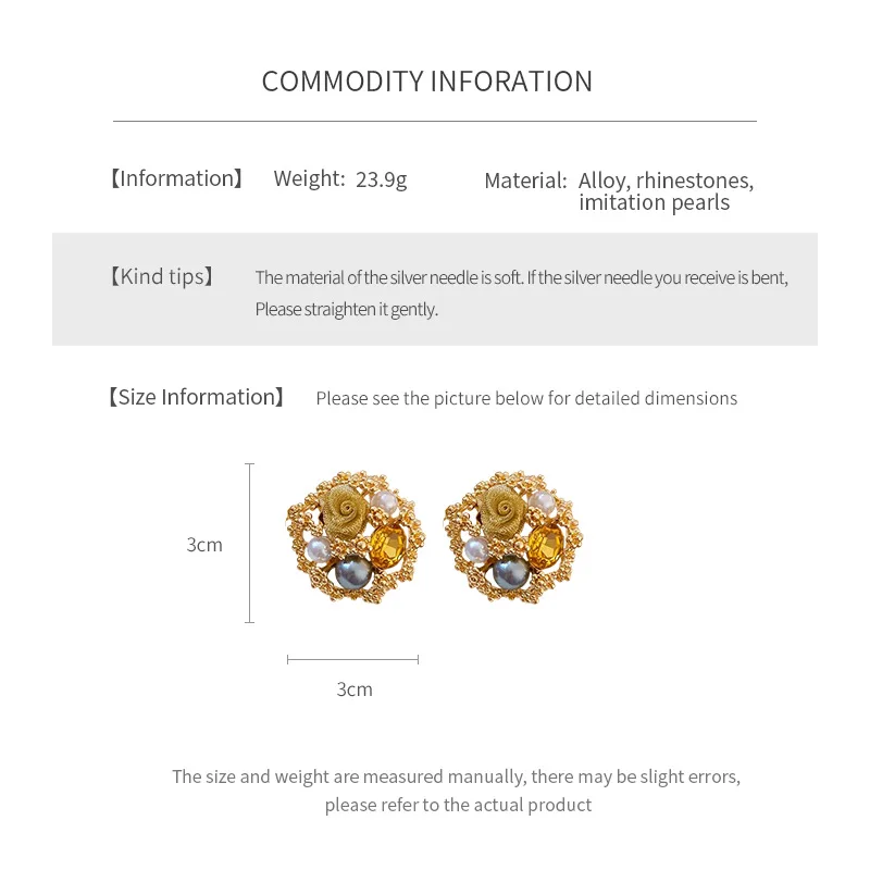 القرون الوسطى خمر الجوف خارج قرط صغير زهري 2026 جديد تقليد اللؤلؤ الأذن ترصيع الراقية الراين مأدبة مجوهرات N1