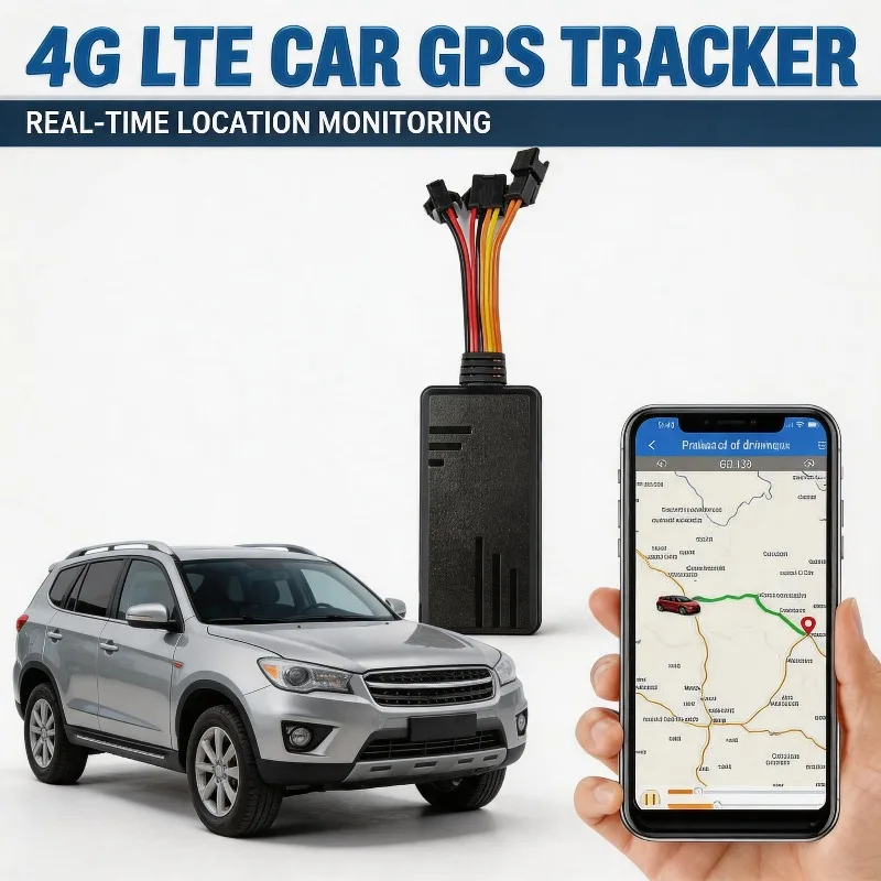 

J16 4G Vehicle GPS Tracker CAT1 Simcom 7670SA ACC Relay GT06 CRX3 Real Time Anti-Theft Locator for Cars Buses Trucks Motorcycles