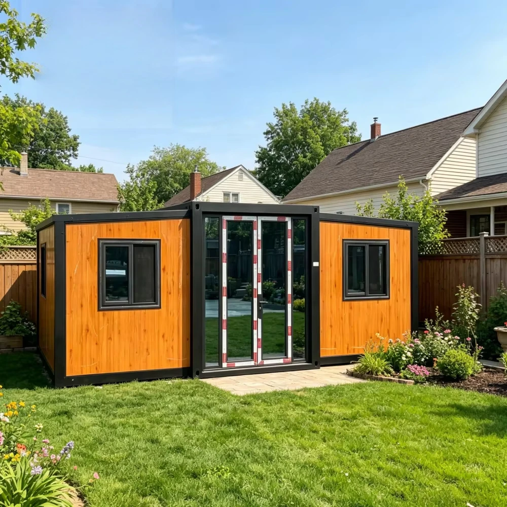 Expandable Prefab Container House, Customizable Luxury Eco Fabricated Living Home Fully Installed