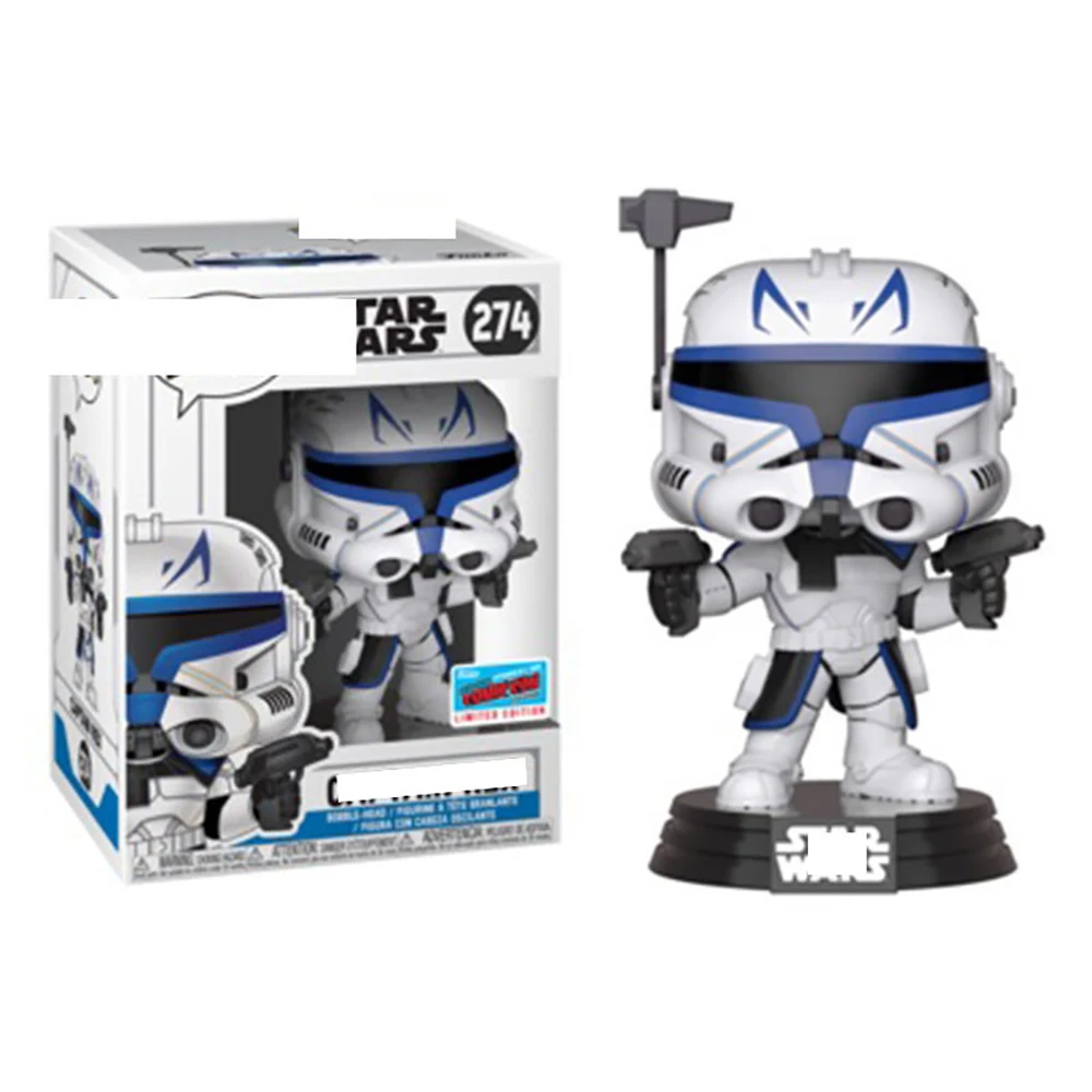 FUNKO POP Star Wars Toy Action Figures Popular Birthday Gifts Dolls Captain Rex Models Ornament Christmas Collection Handmade