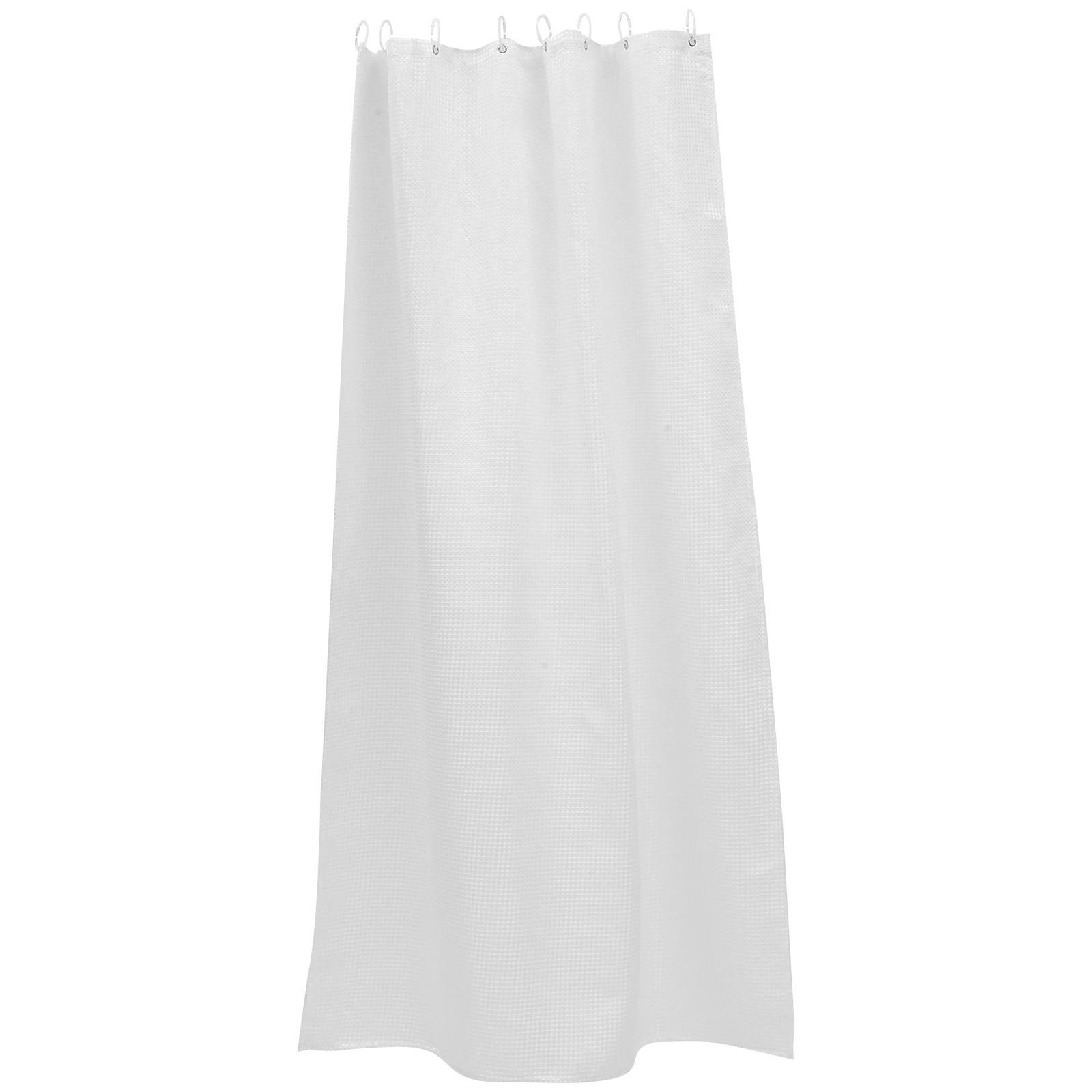 

Large Waterproof Shower Curtain Plain Color Sliding Doors Polyester Clear
