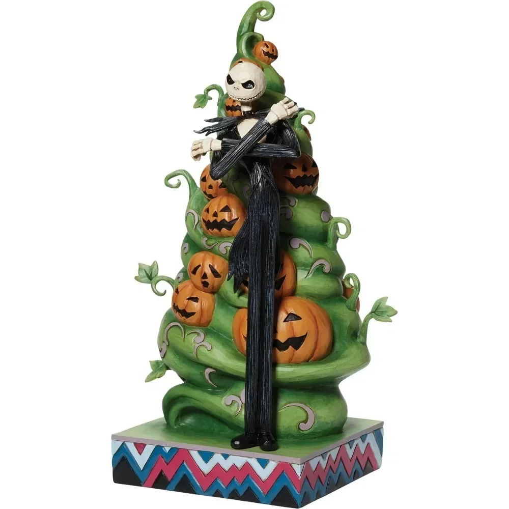 figurine, skellington figure Halloween Christmas tree Jack o lantern pumpkin office village coffee living bed room decoration