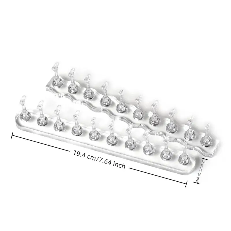 Présentoir magnétique pour pratique de Nail Art, ensemble de hauteur, support de pratique pour faux ongles, outils de pratique de manucure en acrylique