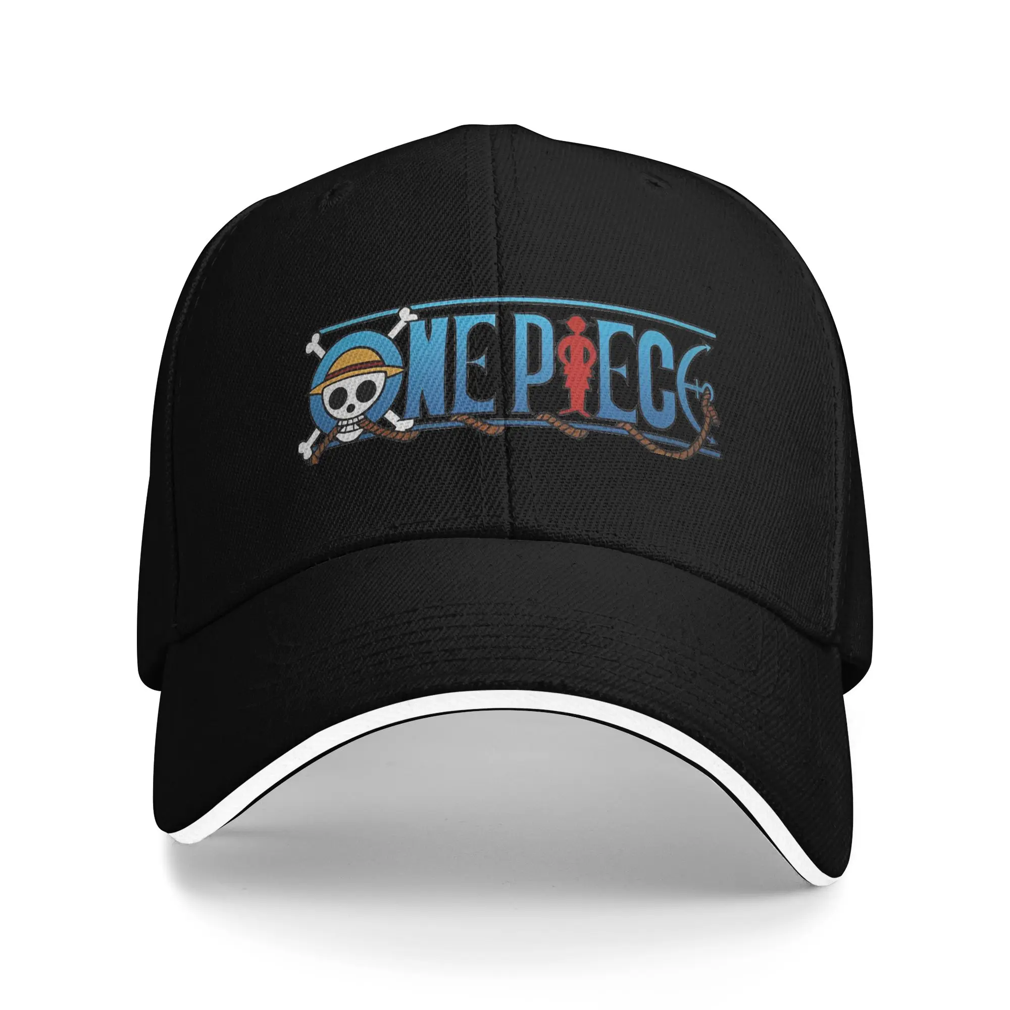 Leisure logo skull Luffy Anime Golf Hat Unisex Trucker Hat  Daily Workouts Gift Sun Hats