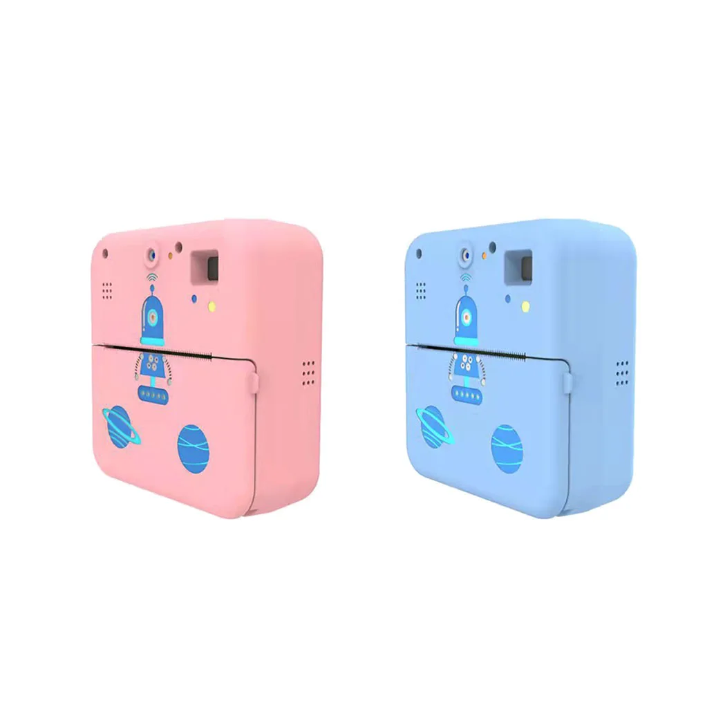 

Photo Printer Lightweight Cameras Digital Toy Instant Mini Printers Blue