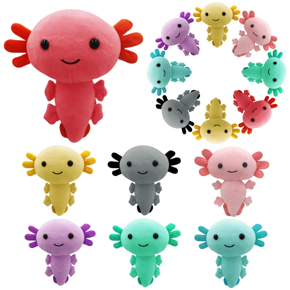 Śliczne Kawaii Axolotl pluszowe zabawki Axolotl pluszaki pluszowa lalka zabawki dla dzieci wystrój pokoju prezent dla dzieci