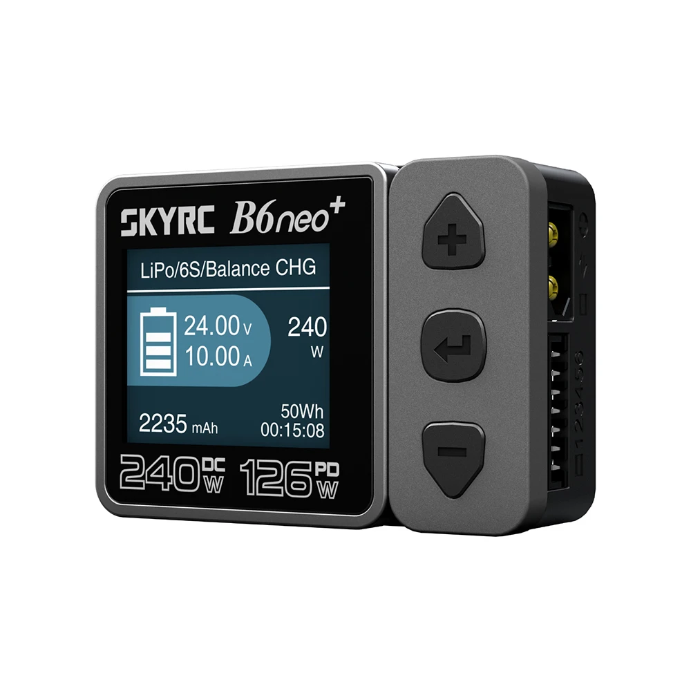 SKYRC B6neo+ Slimme Oplader High Power DC240W PD126W LiPo Batterij Balans Oplader Ontlader