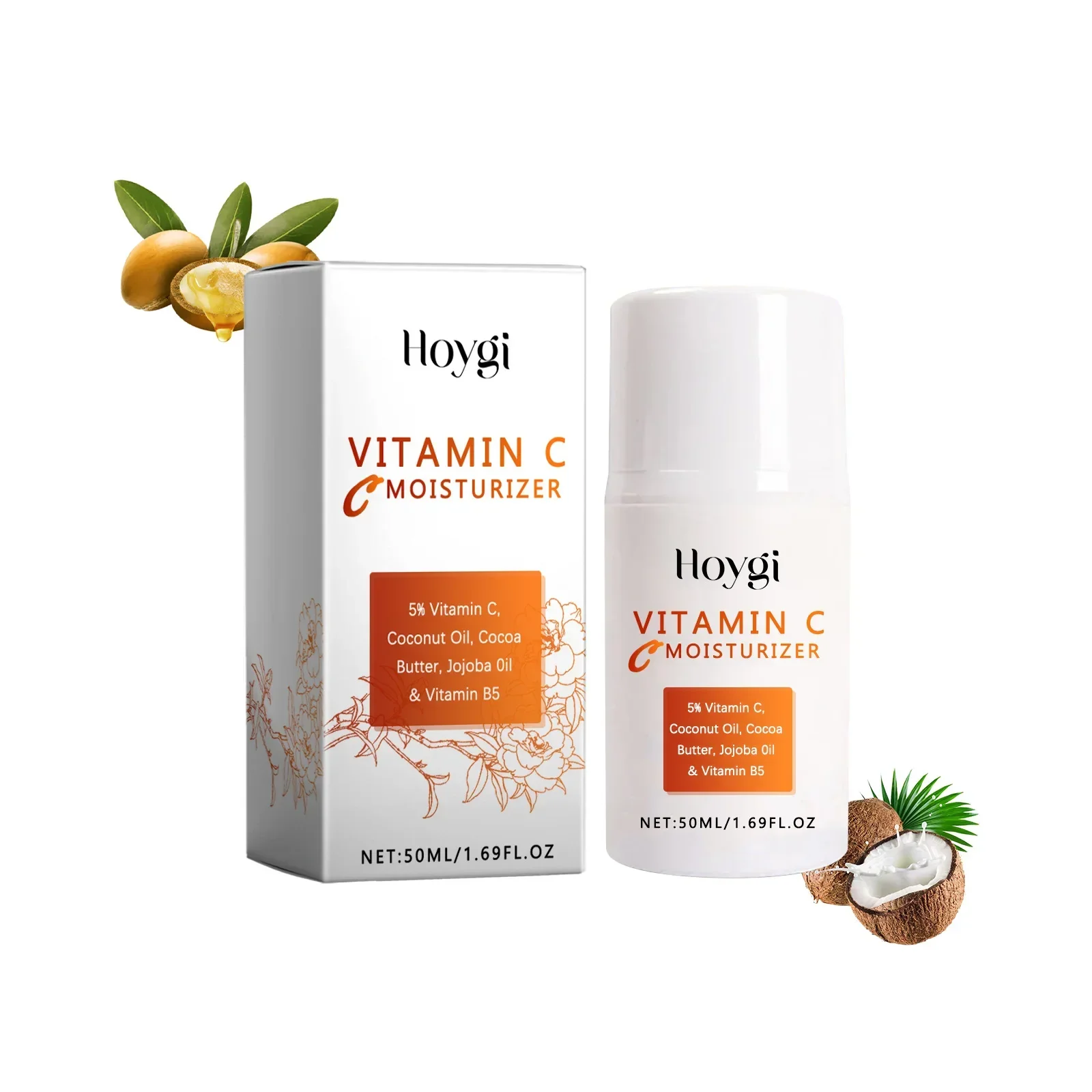 

Anti-Wrinkle Face Cream with Vitamin C, Nourishing & Hydrating Formula for Smooth Skin-Toning & Brightening Effects for Radiant