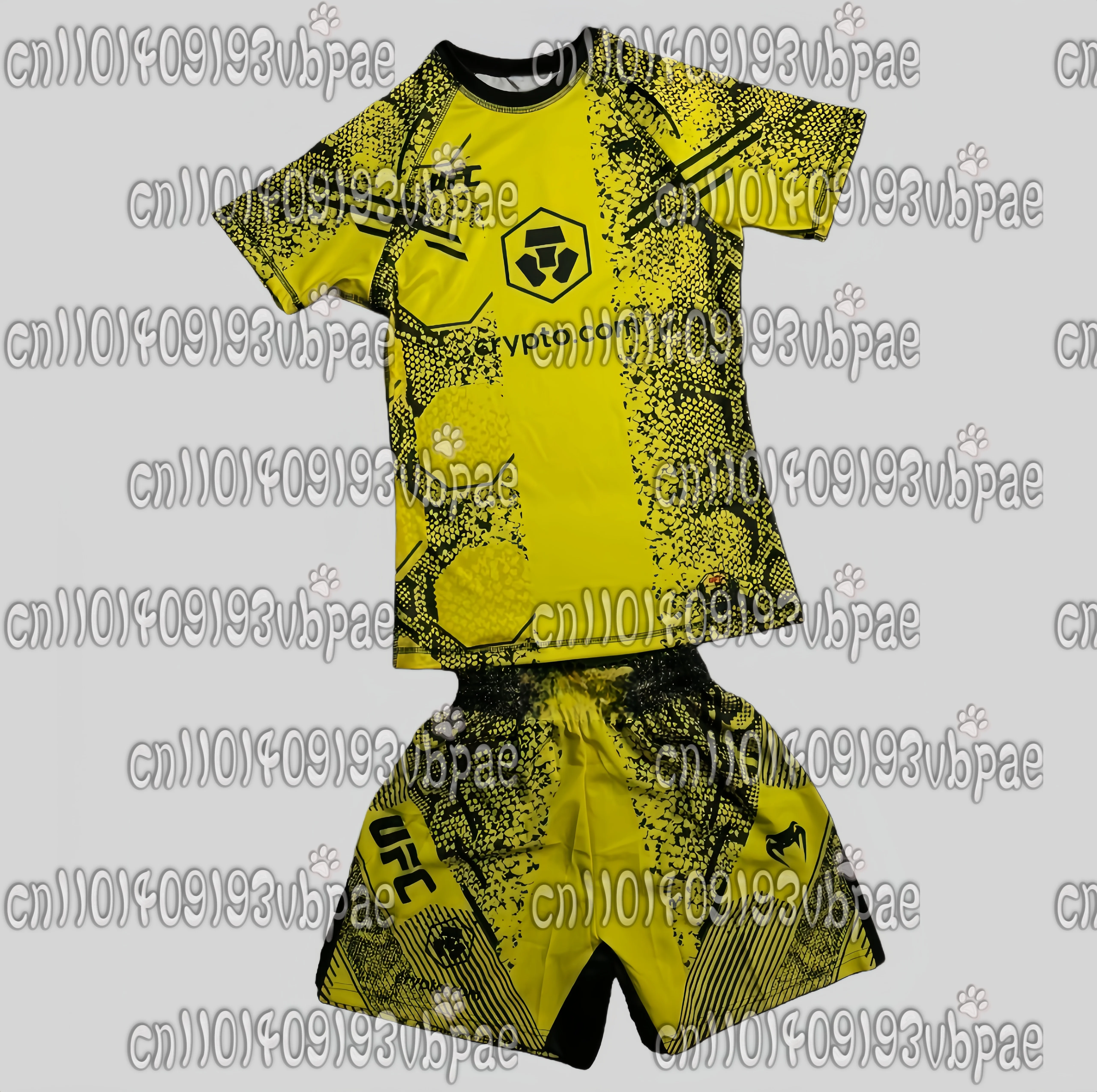 

Летний спортивный боевой комплект UFC Fan, новая футболка и шорты для спорта и отдыха на улице для взрослых и детей, комплект из двух предметов