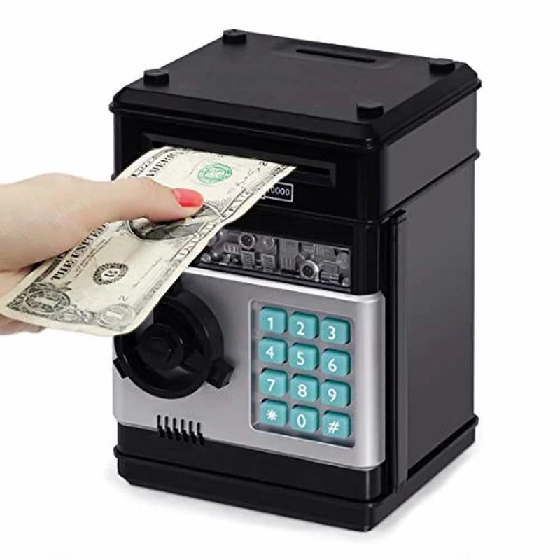 

Kids Piggy Bank Cash Coin Can ATM Bank Electronic Money Bank Password Money Box Automatic Deposit Banknote Christmas Gift