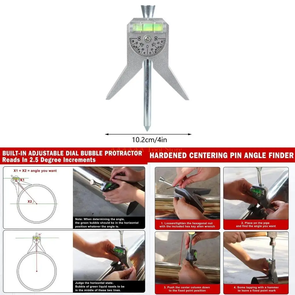 

A2BE Pipe Standard Centering Head Welding Pipe Fitter Stainless Steel Finder