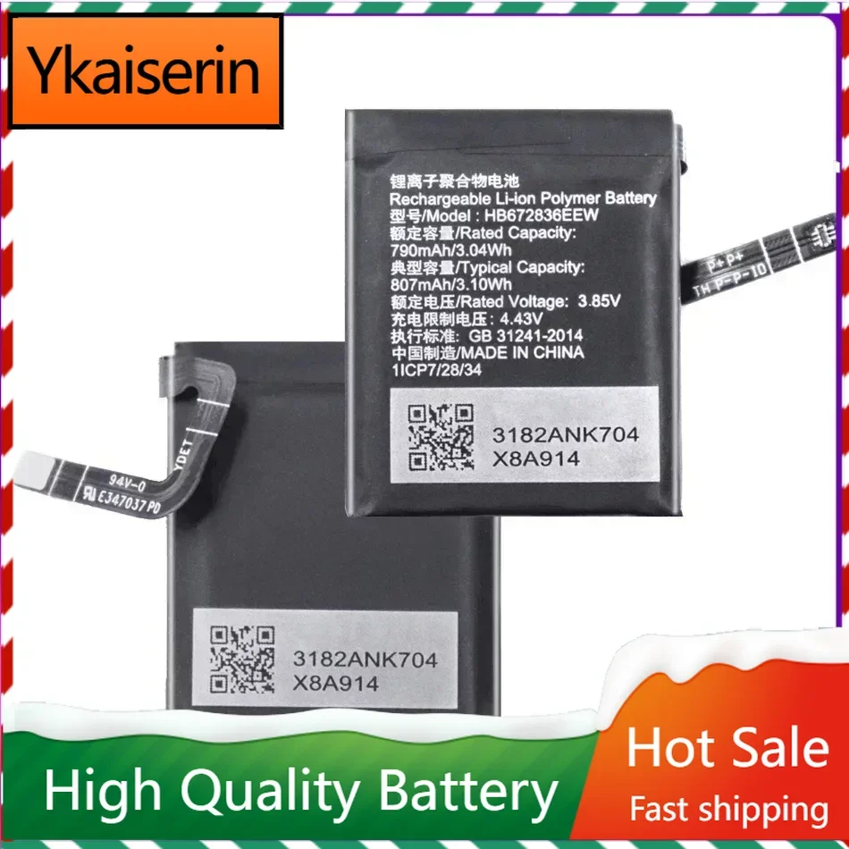 HB672836EEW Replacement Battery For Huawei GS Pro GSPro Watch 790mah Batteries for Smartphones Warranty + Track Code