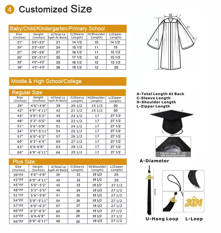 New Woven Bachelor's Clothing American Adult Graduation Clothing University Degree Clothing Set Graduation Robe School Clothing