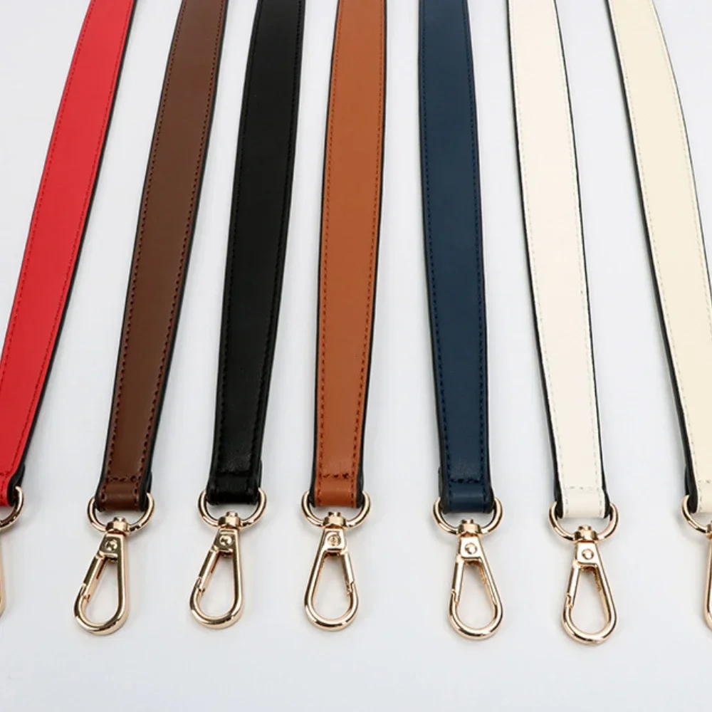 100% جلد طبيعي حقيبة حزام حقائب اليد مقابض لحقيبة اليد حقيبة قصيرة حزام محفظة حزام الذهبي مشبك استبدال حزام حقيبة الفرقة