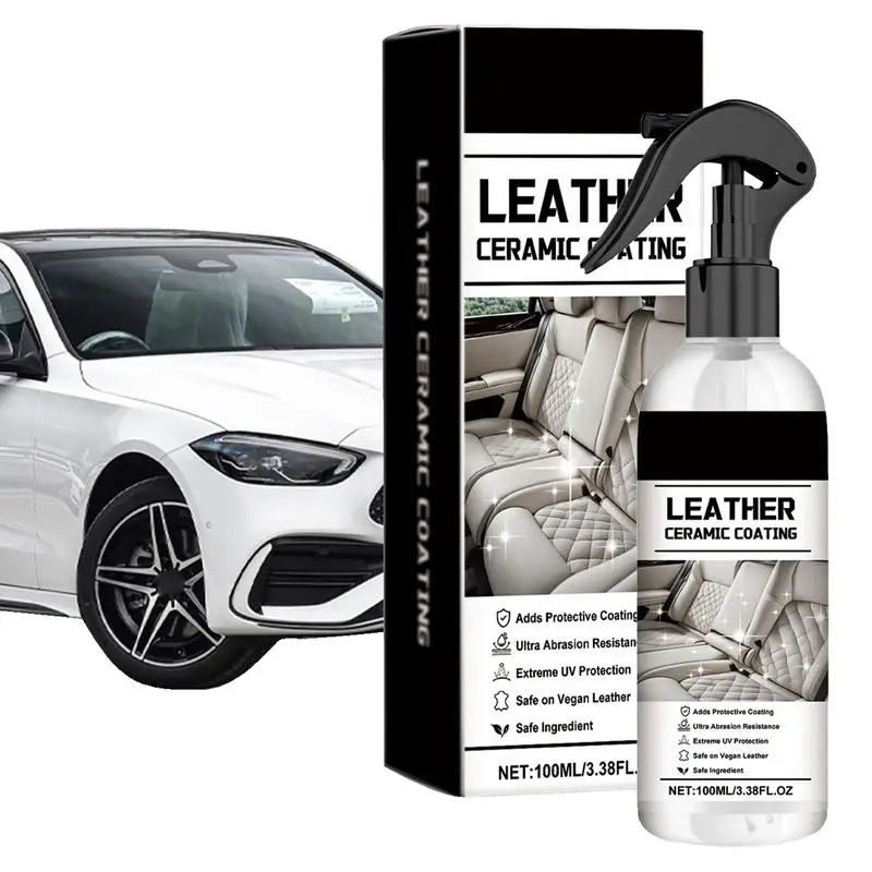 

Car Interior Cleaner Multipurpose Car Interior Detailer Car Repair Agent Detailing Kit 100ml Automotive Leather Conditioner For