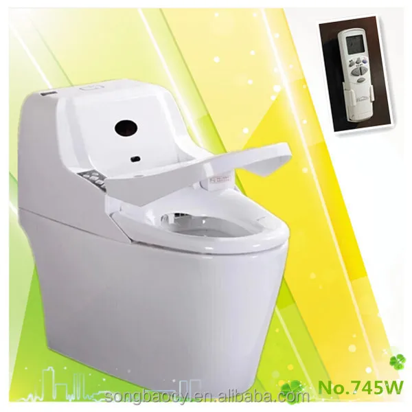 745W Intelligent Smart Automatic Bidet One Piece Toilet Floor Mounted Ceramic Smart Toilet