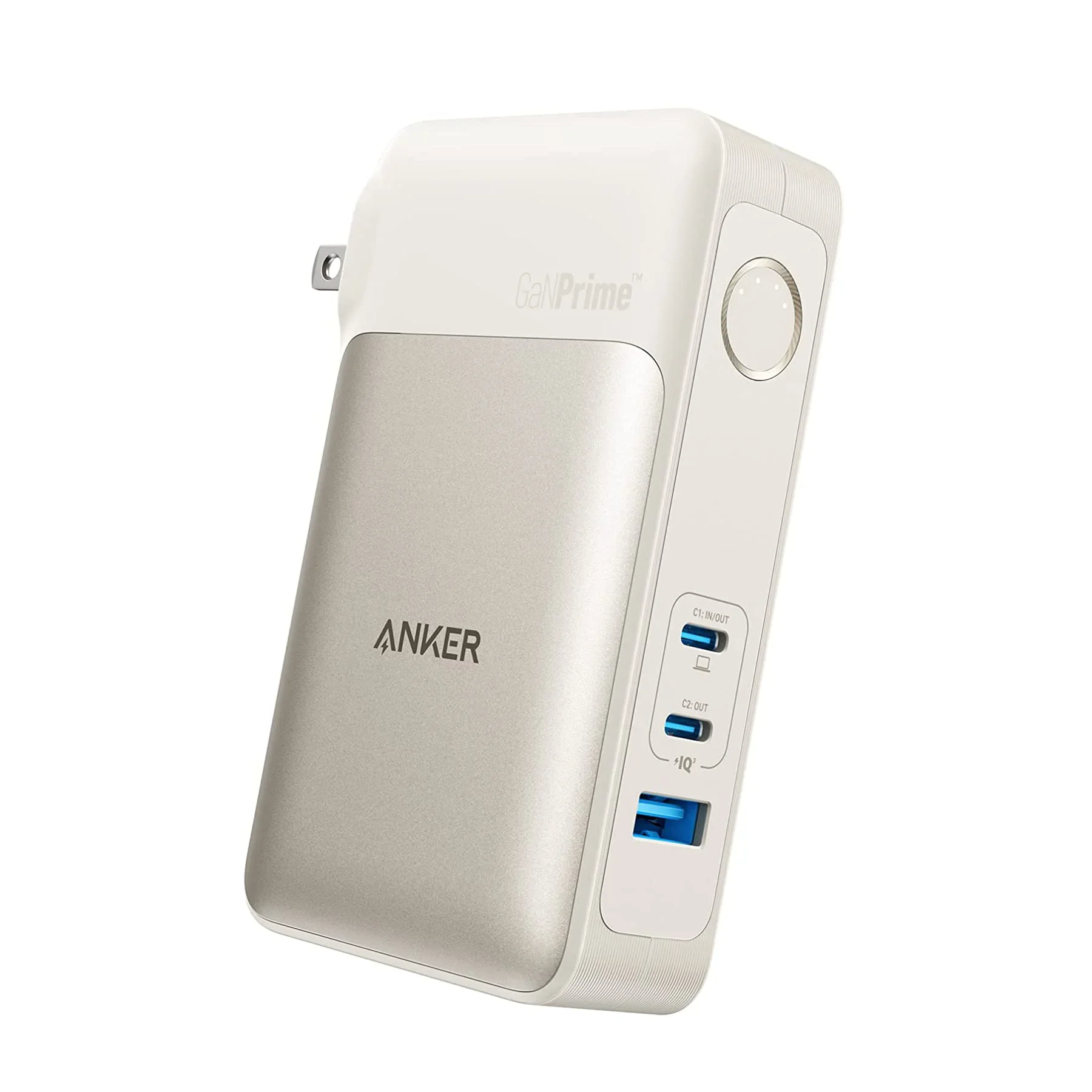 Anker 733 Power Bank GaNPrime PowerCore 65W 2-in-1 Hybrid Charger 10000mAh 30W USB-C Portable Charger with 65W Wall Charger