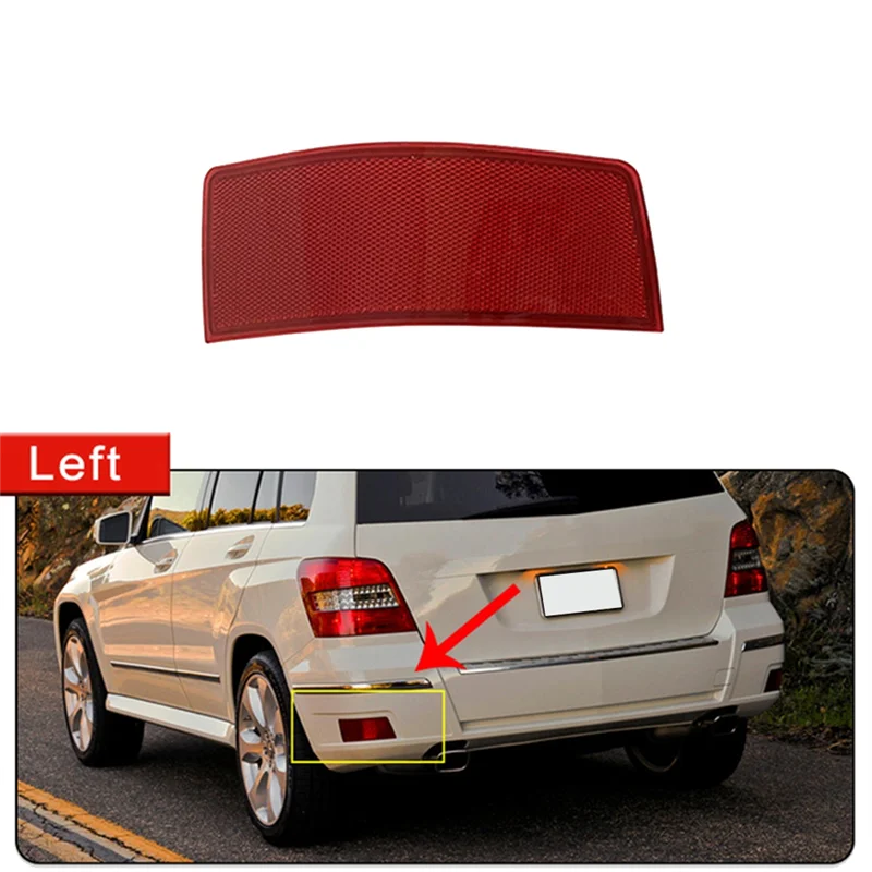 

Reliable-1Pair Rear Bumper Reflector Light Trim Parts For Mercedes-Benz GLK-Class W204 X204 08-2012 2048200274 2048200174 Warnin