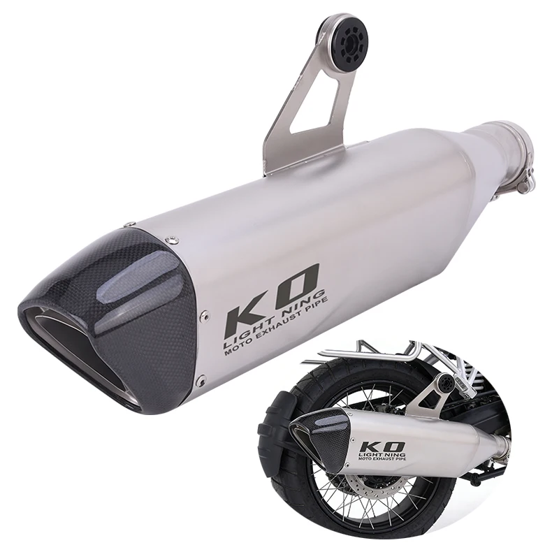 

Slip On For BMW S1000XR M1000XR 2020-2026 Motorcycle Exhaust Muffler Pipe Slip On Stainless Steel Tips+Carbon Head 2024 2025