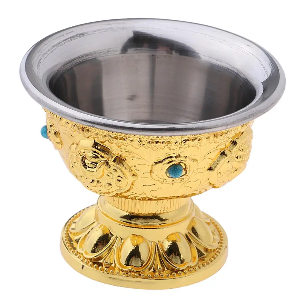 Alloy Fruit Bowl Customs Fine Painting Serving Food Bowl Decoratives