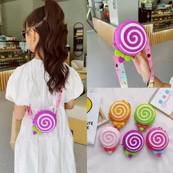 Bolso de mensajero para niños, bandolera de viaje con correa ancha ajustable, bonito bolso de hombro para niñas