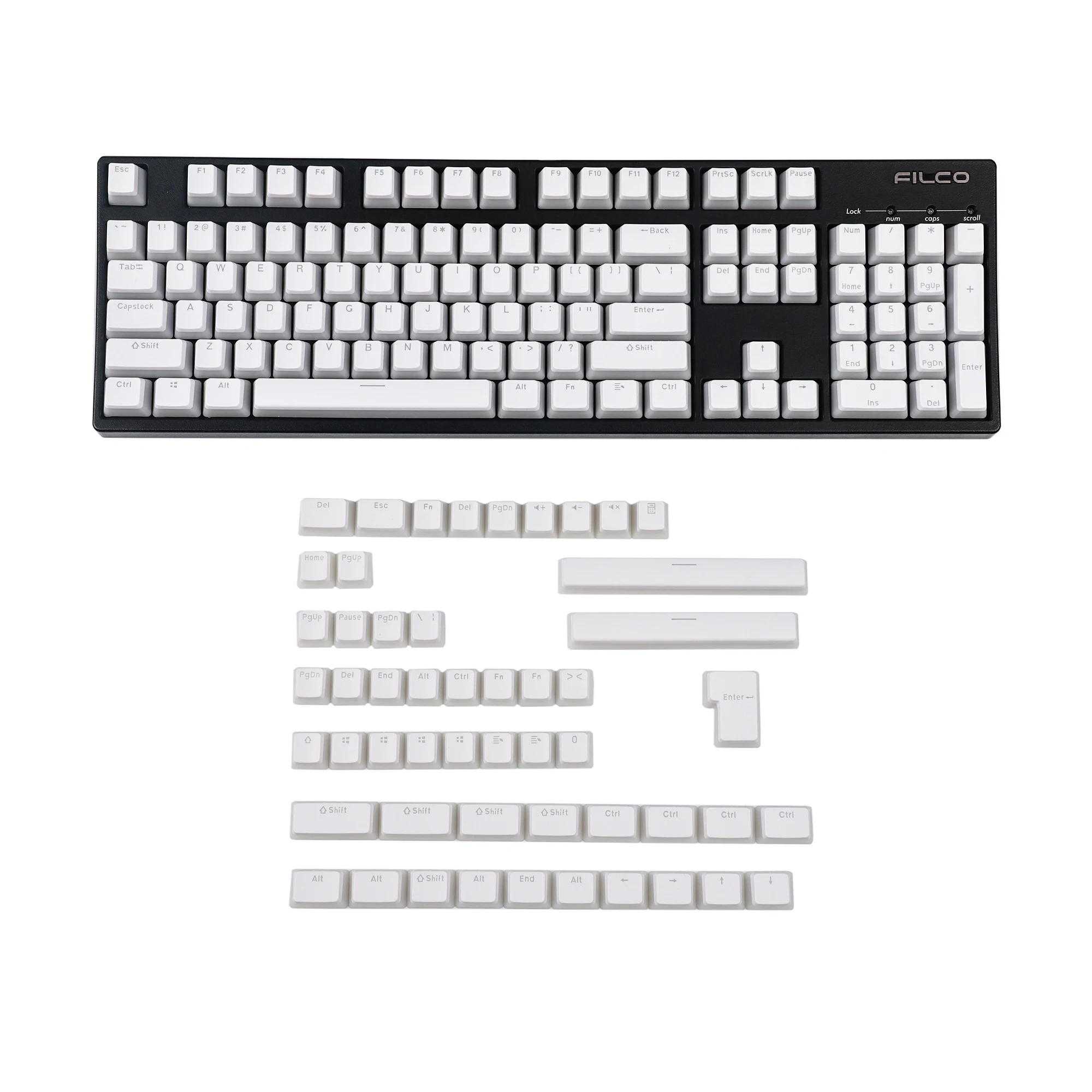 YMDK 156 Keys PBT Doubleshot Shine Through ANSI ISO Pudding Keycaps For MX Mechanical Keyboard Corsair Razer KBD75 68 Keychron