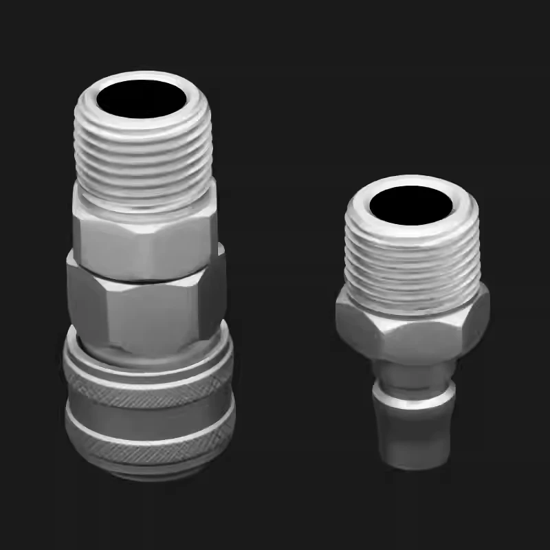 20-40SP Hose Pneumatic Fitting European Standard EU Japan C Type Quick Release Connector Coupler Hose For Air Compressor