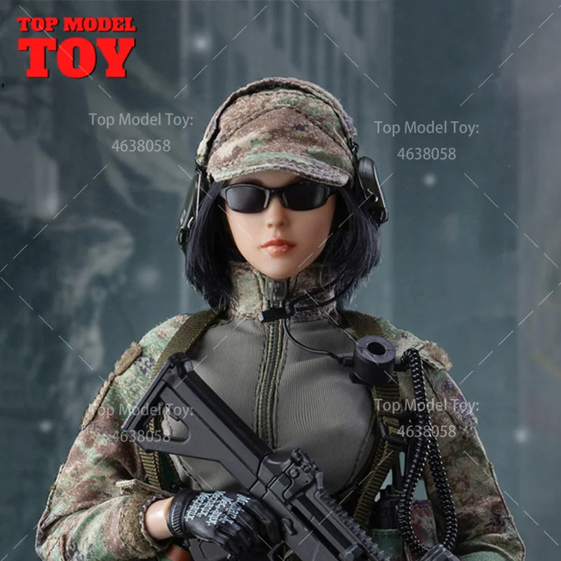 FLAGSET 1/6 FS-73050 Accurate Female Shooter Military Soul Series Model 12" Full Set Action Figure for Collection