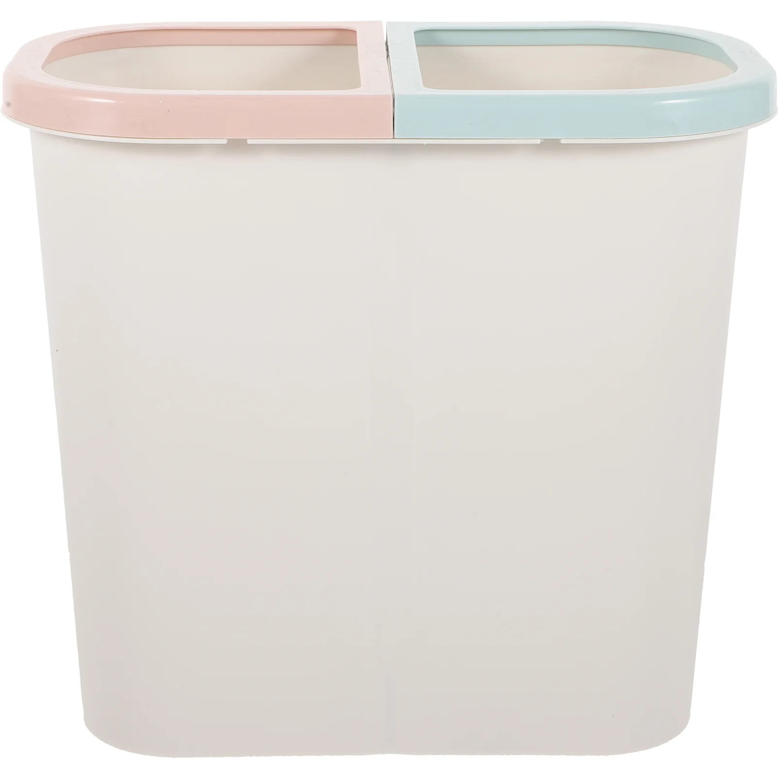 Sorting Trash Can Bucket Household Bin with Lid Rubbish Double Food Waste Container Dual Garbage Mini Compartment