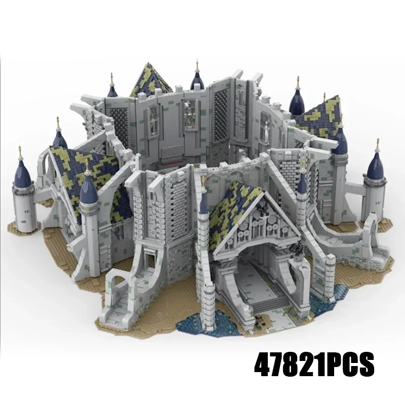 

New Moc Building Blocks Fortress Model Hailar Castle Technology Modular Building Blocks Gift Christmas Toys DIY Set Assembly