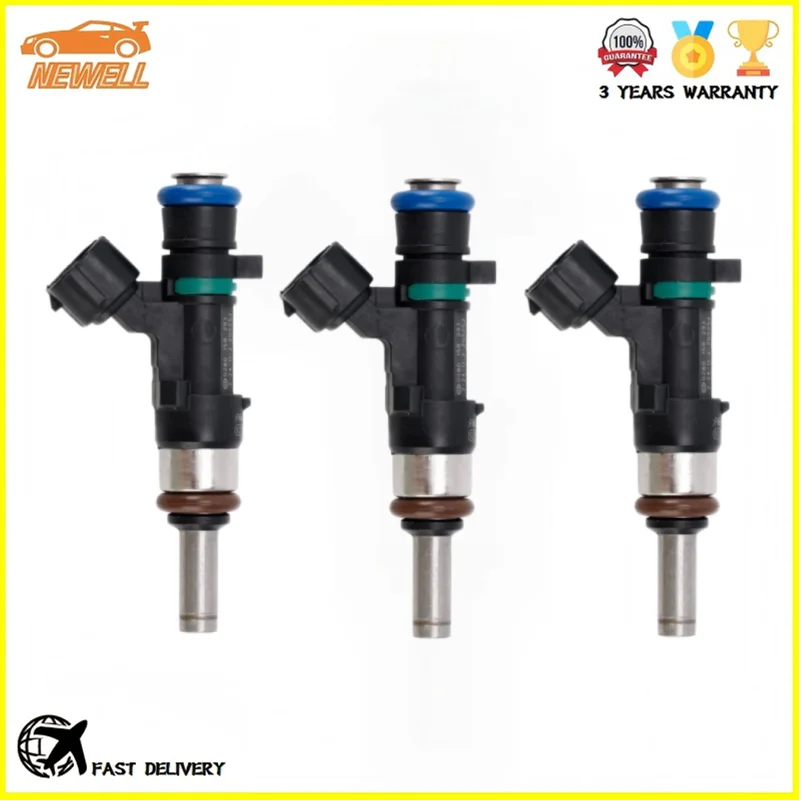 3pcs 0280158293 16600-8740R Fuel Injector For Dacia Logan Sandero Renault Clio Symbol 0.9L 166008740R Engine Fuel Nozzle