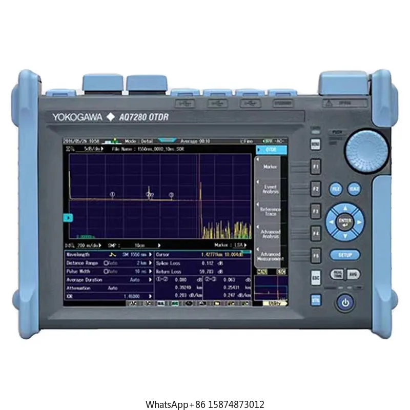 Yokogawa AQ7275 735041 OTDR update yokogawa AQ7282A 38/36dB 1310/1550nm sm otdr