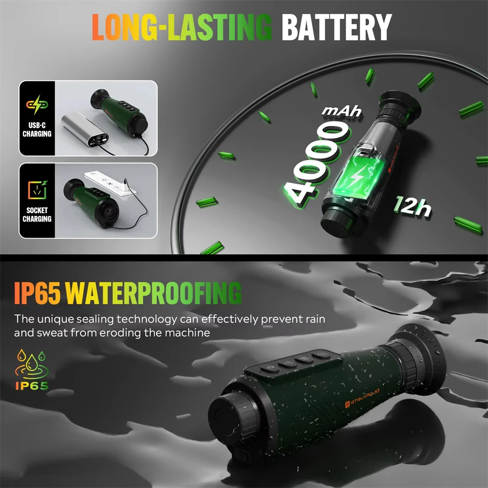 Thermal Imaging Monocular AI Super-resolution384*288 Night Vision Goggles Multiple Scenes Handheld IR Telescope Better Than Ai15 view 5