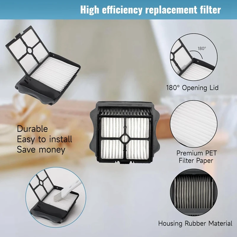 ลูกกลิ้งแปรงและแผ่นกรอง HEPA สำหรับพื้น tineco เครื่องดูดฝุ่นแบบเปียกแห้งหนึ่ง S5/ชั้นหนึ่ง S5 Pro 2ไร้สาย