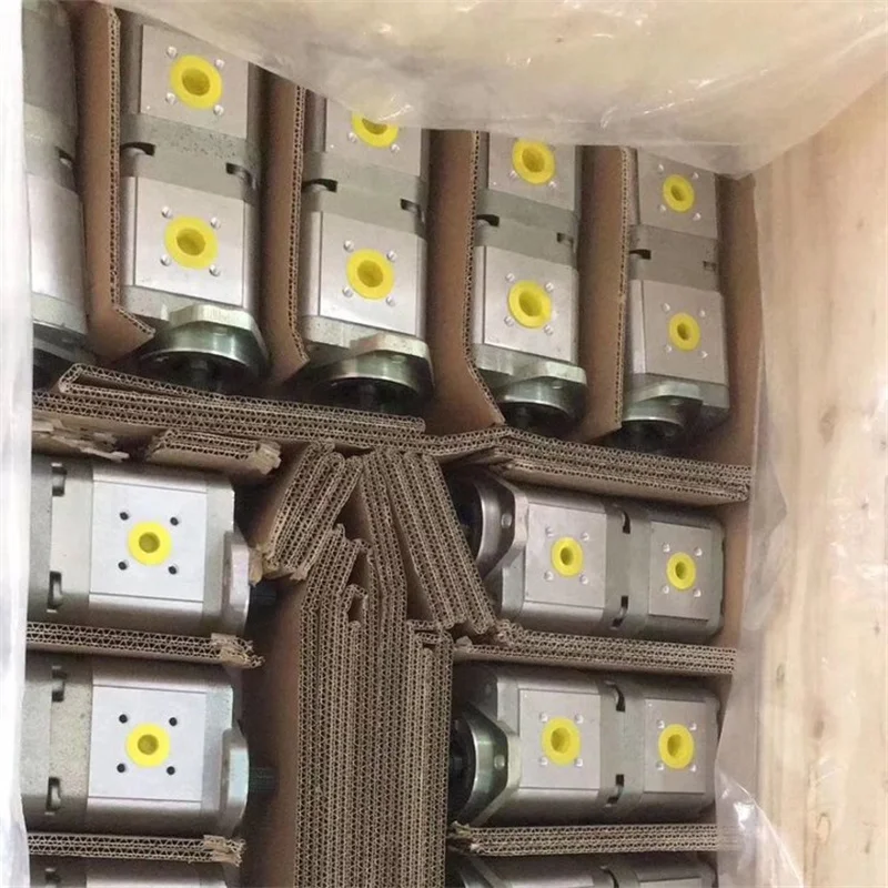 سلسلة المضخات المزدوجة Lainuo 0510768099 0510865306 مضخة تروس هيدروليكية لشاحنة قلابة الخرسانة