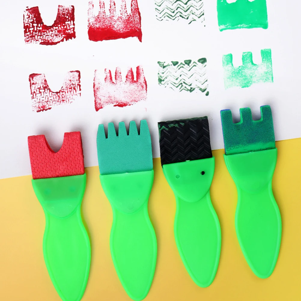 مجموعة فرش رسم مكونة من 8 قطع بمقبض ناعم وخفيف الوزن وألوان مائية وفن زيتي يمكنك صنعه بنفسك أداة رسم العبث للطلاب #6