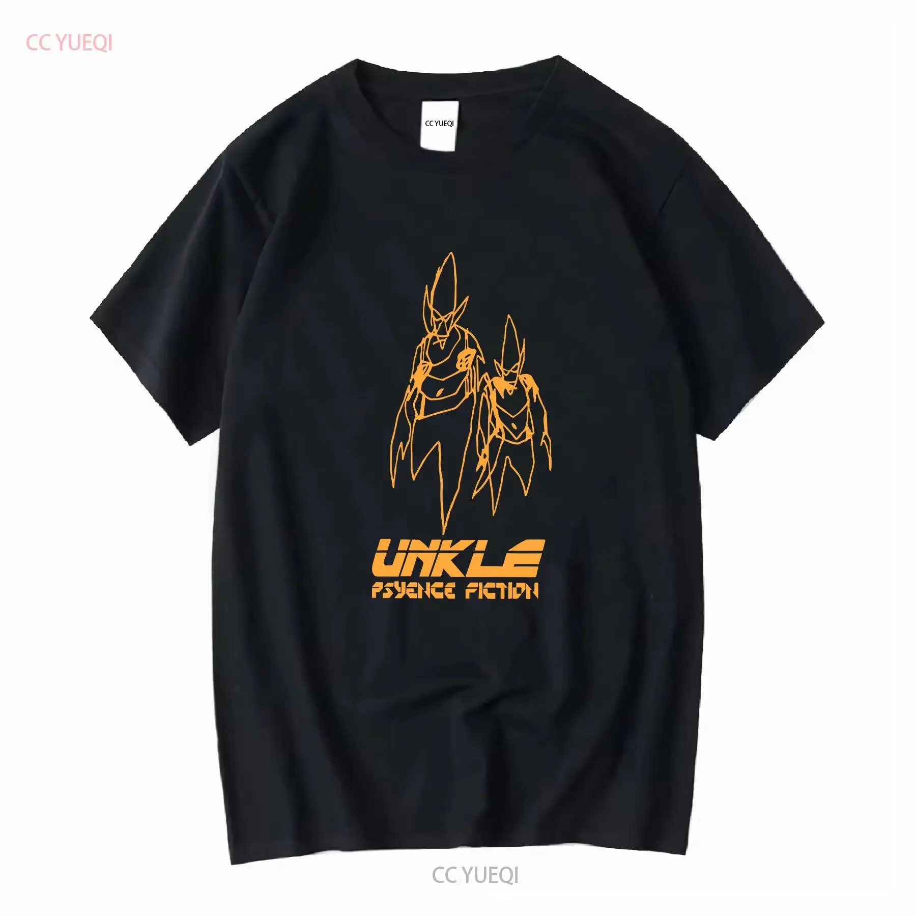 1999 Unkle psyence fiction DJ SHADOW Mowax futura vtg 90s rap hiphop T shirt L vintage Washed Unisex Breathable Casual Stylish