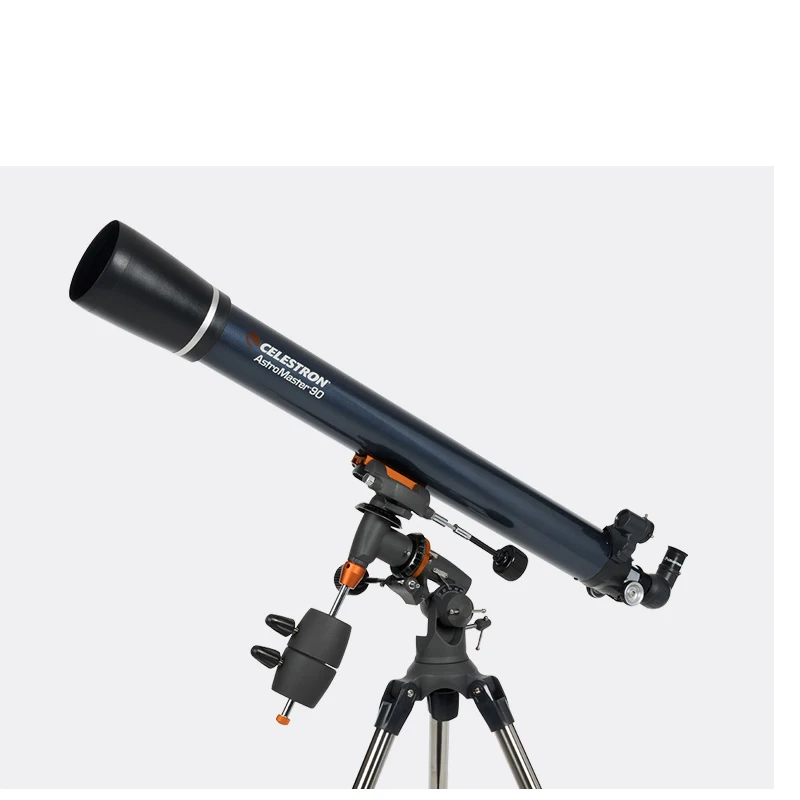 Celestron Astronomical Telescope, 90mm, AstroMaster 90EQ, Refractive CG-3, Equatorial Instrument, 1.25 