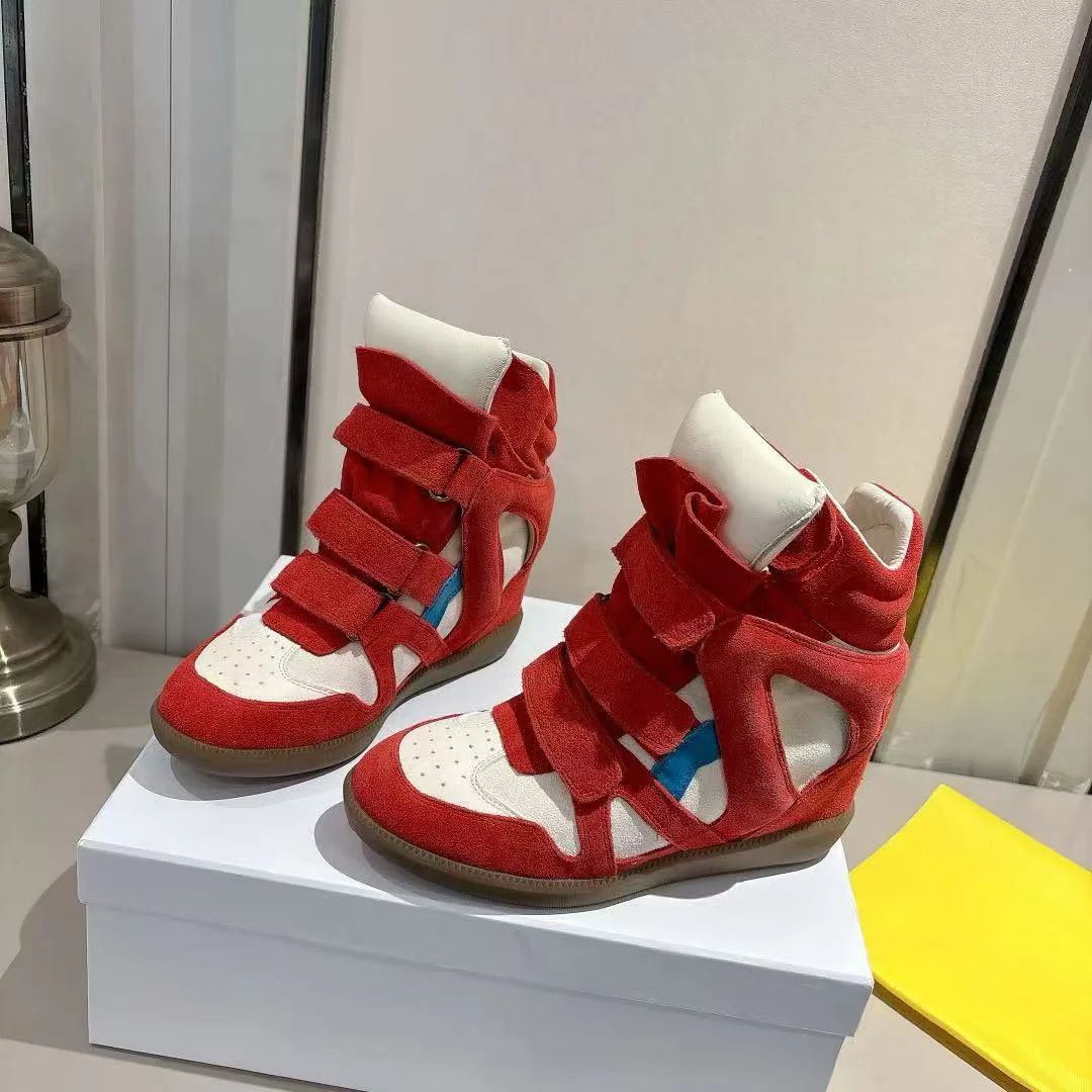 

women's high top shoes with 6cm hidden lift rubber outsole comfortable easy to match suitable for street photography daily wear