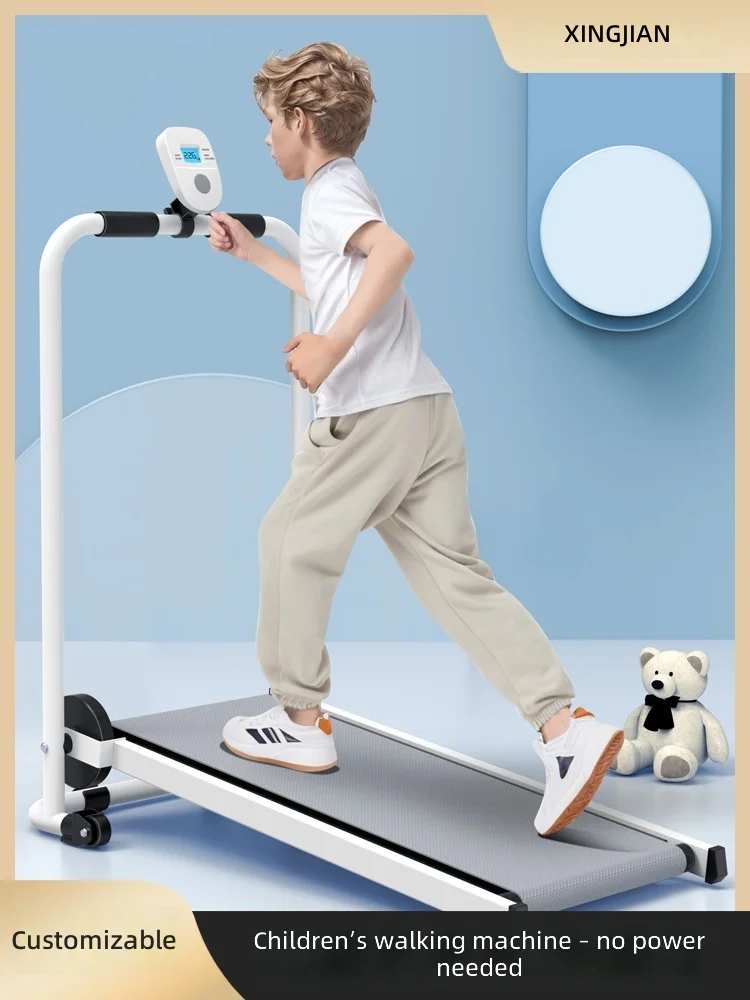 

Kids Treadmill, Mini Multifunctional Manual Walking Machine for Home Fitness, Rehabilitation Exercise Equipment