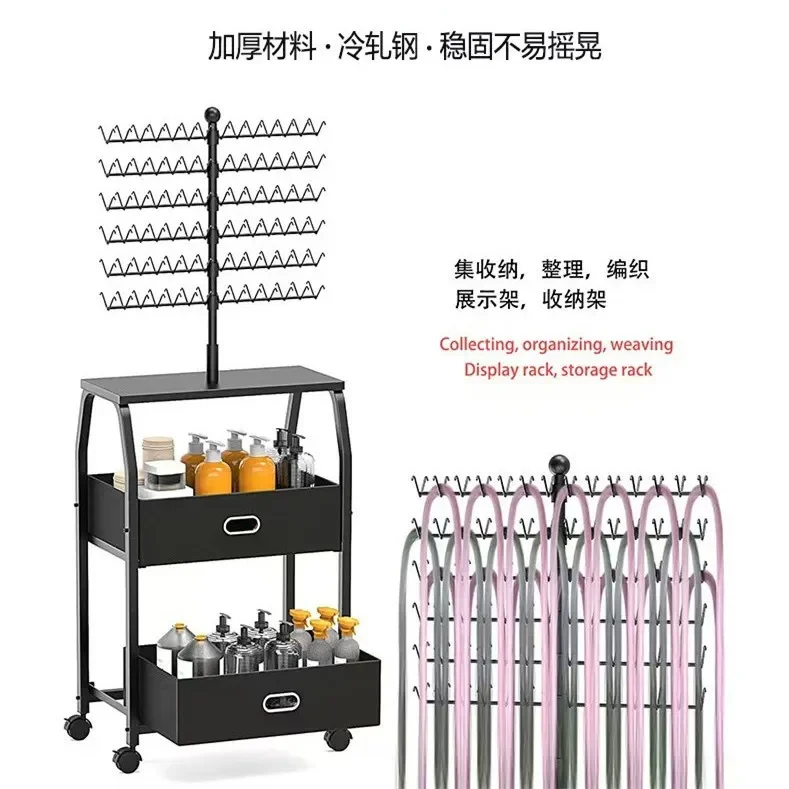 Modern simple and removable wig braiding bracket Dirty hair braiding bracket with wheel, hair tool manufacturer
