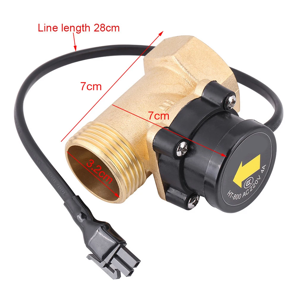 1 Inch Flow Sensor Water Pump Flow Switch Easy To Connect Flow Switch HT-800