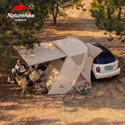 Naturehike Outdoor Travel namiot boczny do samochodu 150D poliester Oxford dwufunkcyjny namiot karoseria z przyssawką Camping piesze wycieczki namiot 2 osoby