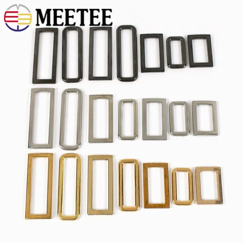 10/20Pcs 20/25/30/35/40mm Metal Ring Buckles Bag Strap Clasp Keychains Dog Collars Bags Snap Hooks DIY Hardware Accessories