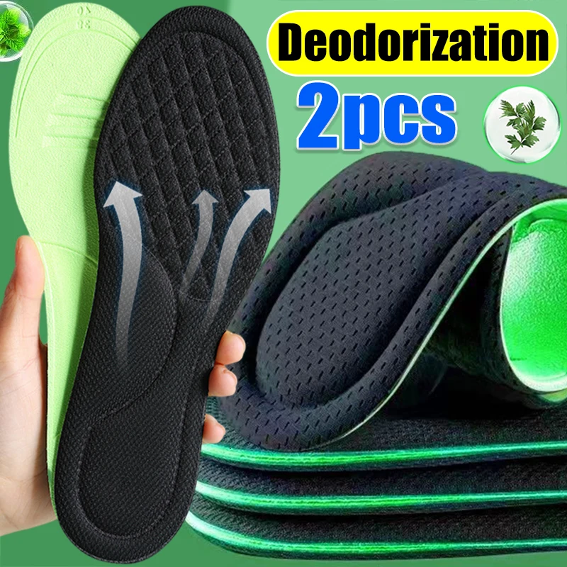 Soft Memory Foam Insoles for Shoes Sweat-Absorbing Breathable Deodorant Insole for Feet Orthopedic Sponge Shoe Inserts Pads