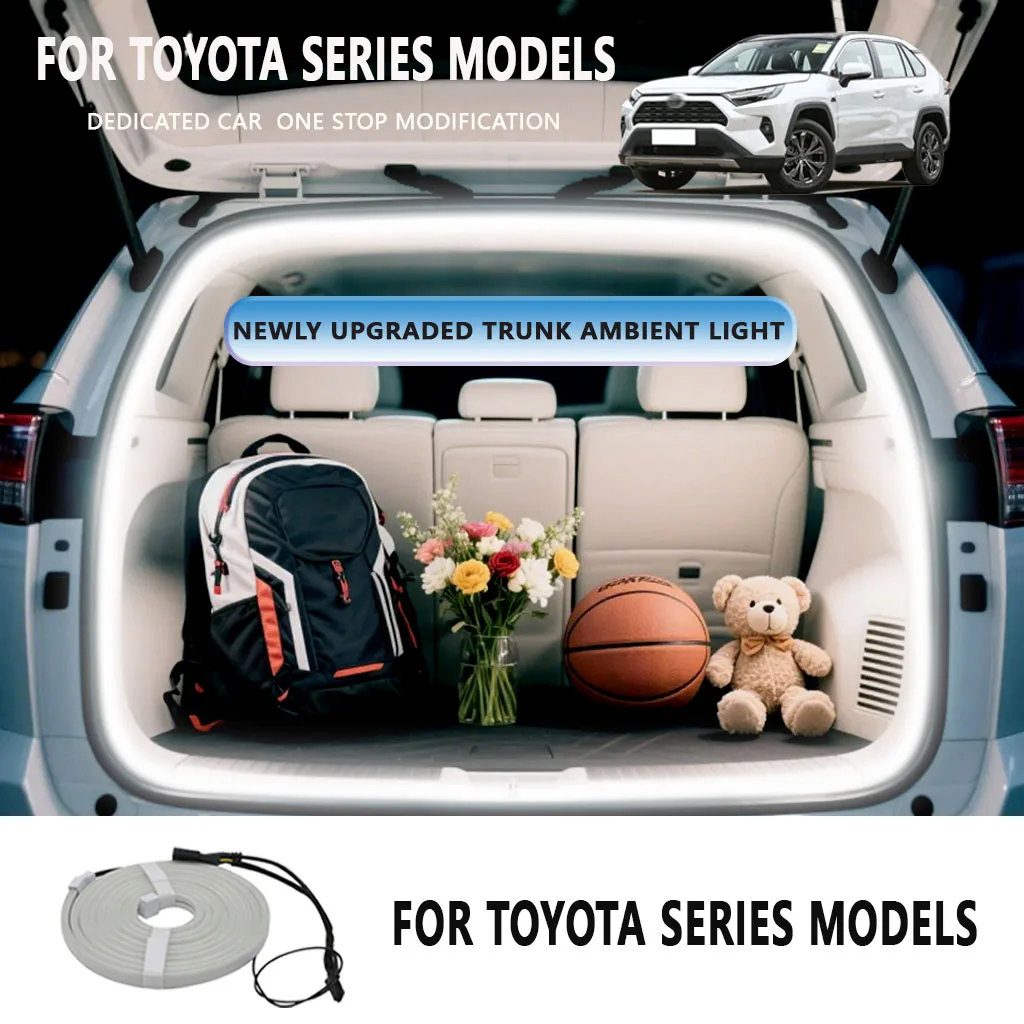 

FOR TOYOTA SERIES MODELS Rear Trunk LED Light Bar Strips Trunk Interior Decorative Lamp Strip Luggage Atmosphere Light