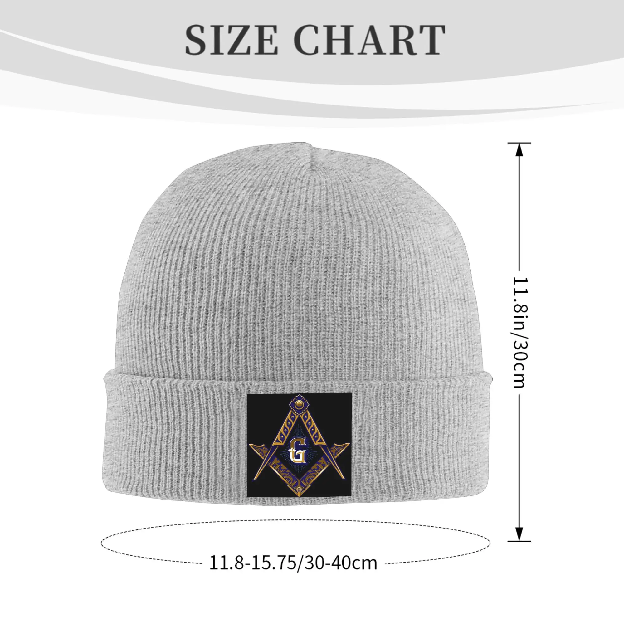 Masonic Free Mason Freemasonry Winter Skullies Beanies Hat Warm Autumn Knitted Hats Bonnet Caps for Women Men