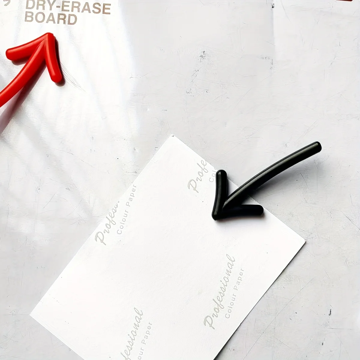 6/12 قطعة من ملصقات السبورة المغناطيسية المكدسة ثلاثية الأبعاد - مشابك مغناطيسية ABS ملونة ومتينة للسبورات البيضاء واللوحات والمزيد