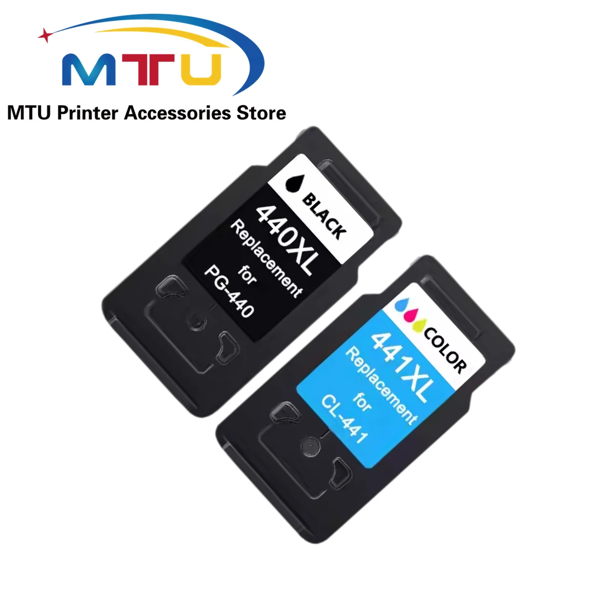 

1Set PG440 CL441 Compatible Ink Cartridge for Canon Pixma MG3140 MG3540 MG3640 MG3640S MG4240 MX438 MX518 MX378 TS5140 Printer