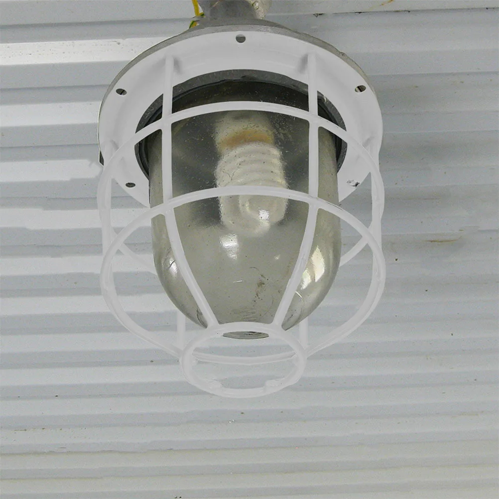 2 pçs sensor de fumaça de incêndio malha capa protetora suporte fácil instalar guarda gaiola interna para uso em escritório em casa